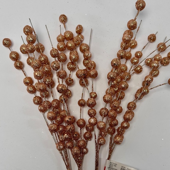 Winter White & Metallic Holiday Craft Lot — Ashland Picks, Coiled Garlands + - Picture 4 of 5